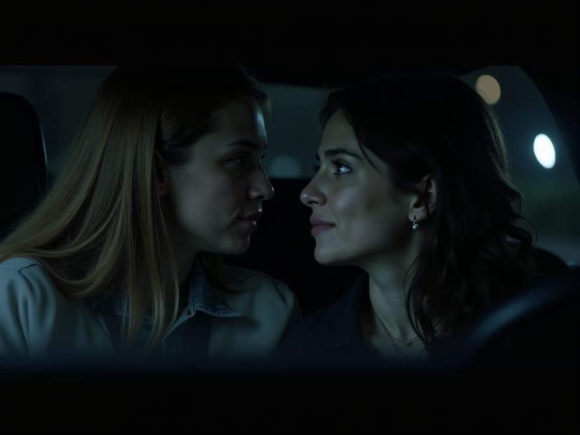 Sand and Sensuality: Linnea's Dominant Touch on Astrid's Horizon